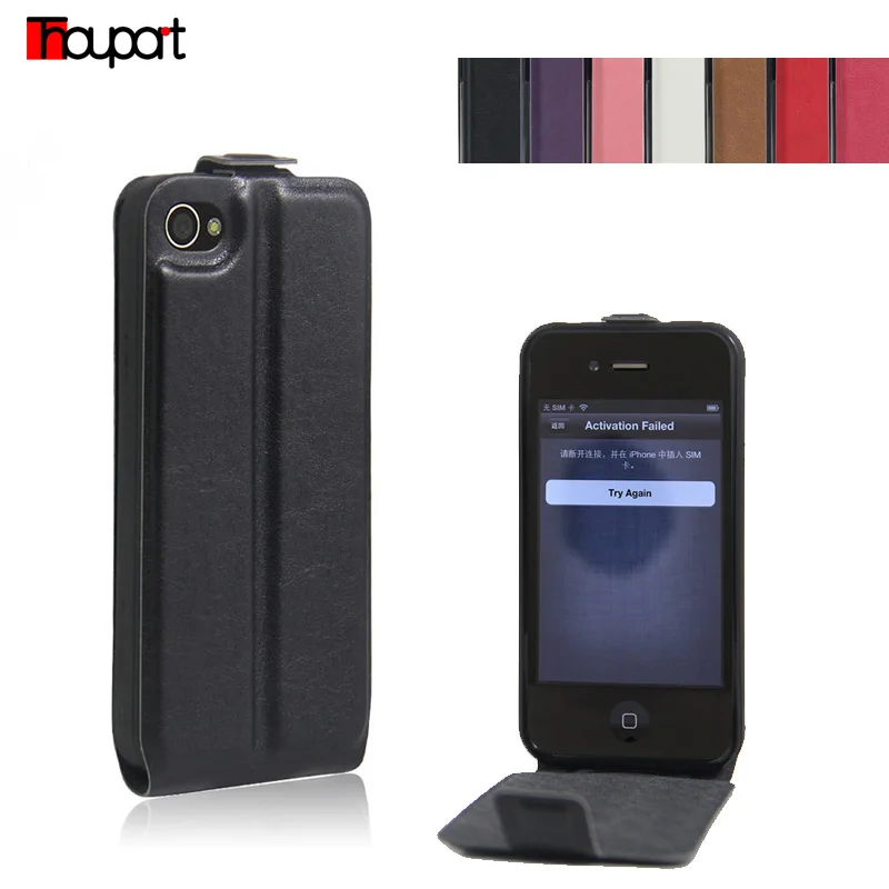 Флип Чехлы из искусственной кожи в стиле ретро для Apple Iphone 4 чехол 4s Iphone4 с ТПУ