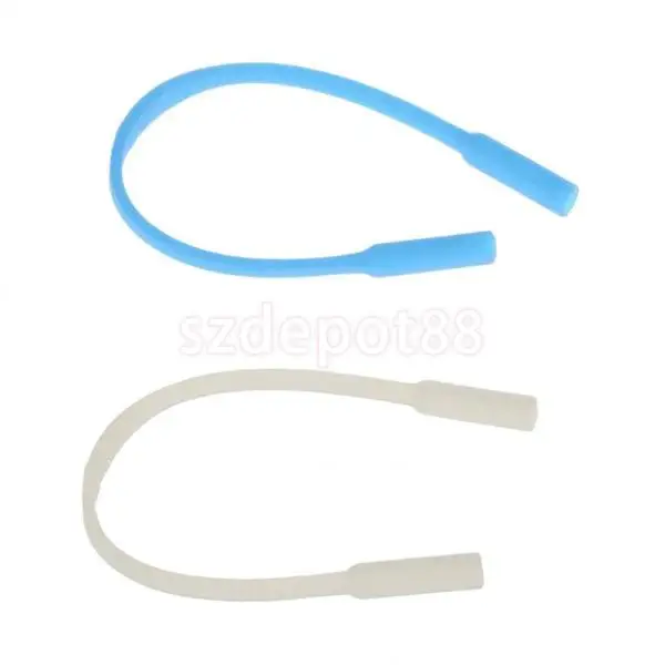 2 Pieces Silicone Kids Eyewear Cord Glasses Eyeglasses Sunglasses Holder Strap Retainer Rope