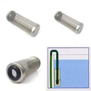 

Fish Tank Filter Stainless Steel Inlet Case Mesh Shrimp Nets Special Cylinder Filters Inflow Inlet Protect Aquarium Accessories