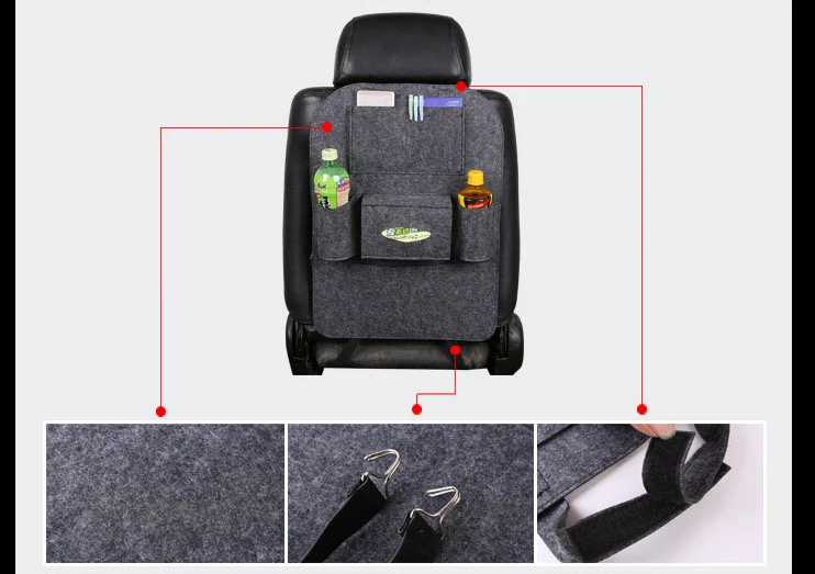 CHIZIYO 1 шт., автомобильный Органайзер на заднюю часть сиденья автомобиля, держатель с несколькими карманами для хранения в дороге, подвесная сумка для автомобильного сиденья, бумажные полотенца, сумка для телефона