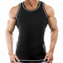 Новинка года мужская спортивная Бег жилеты для бега бодибилдинг тренажерный зал рубашки мальчиков хлопок мужские без рукавов Фитнес