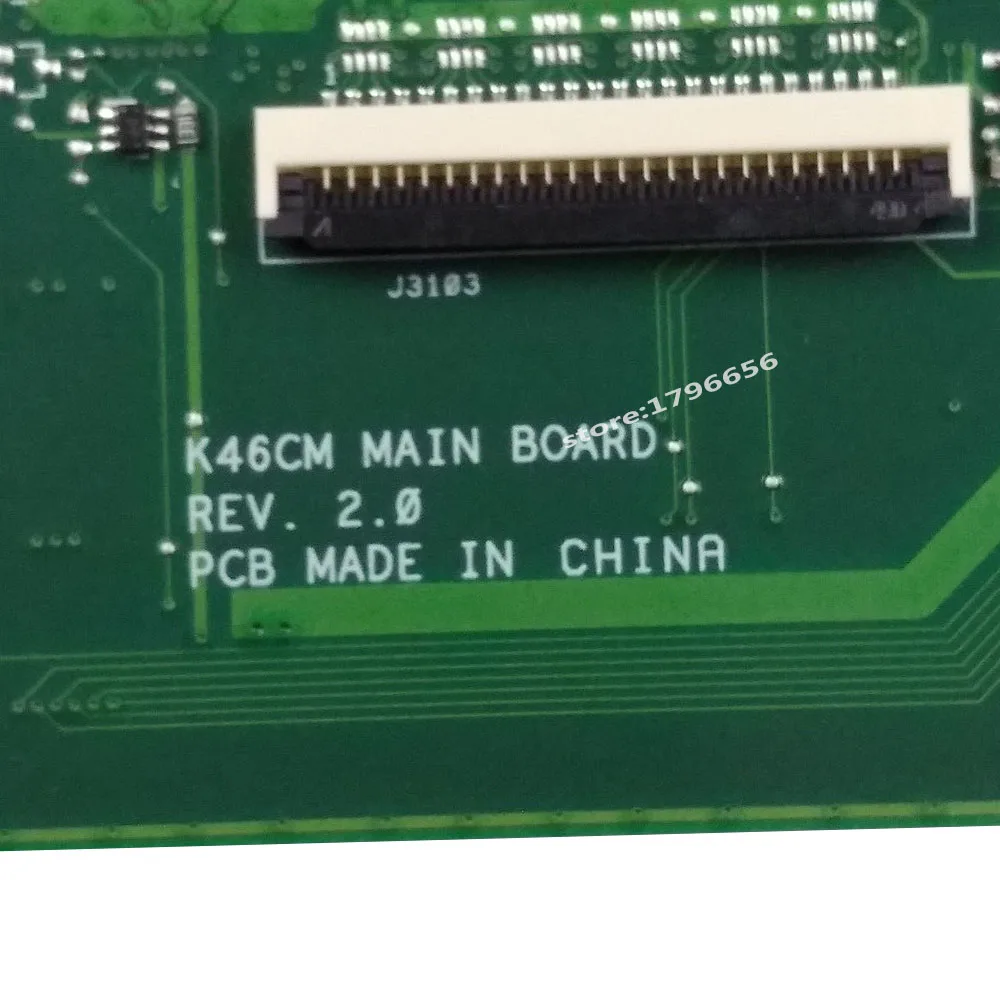 K46CM материнская плата i5 CPU GT630M для Asus K46CB K46C A46C ноутбука Тест 100% OK|motherboard for asus|laptop