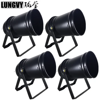

Free Shipping 4pcs/Lot High Power Warm White 200W COB LED PAR Light 3 DMX Control Channel Dj Led Disco Lights