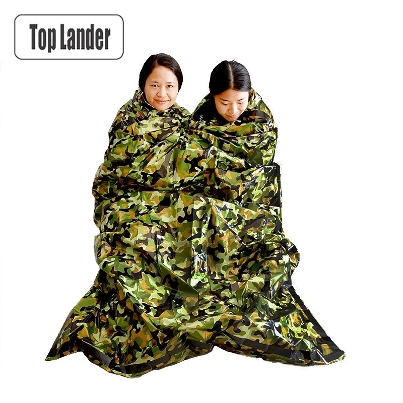 Outdoor Survival Emergency Mylar Waterproof Sleeping Bag Foil Thermal Blanket 1x