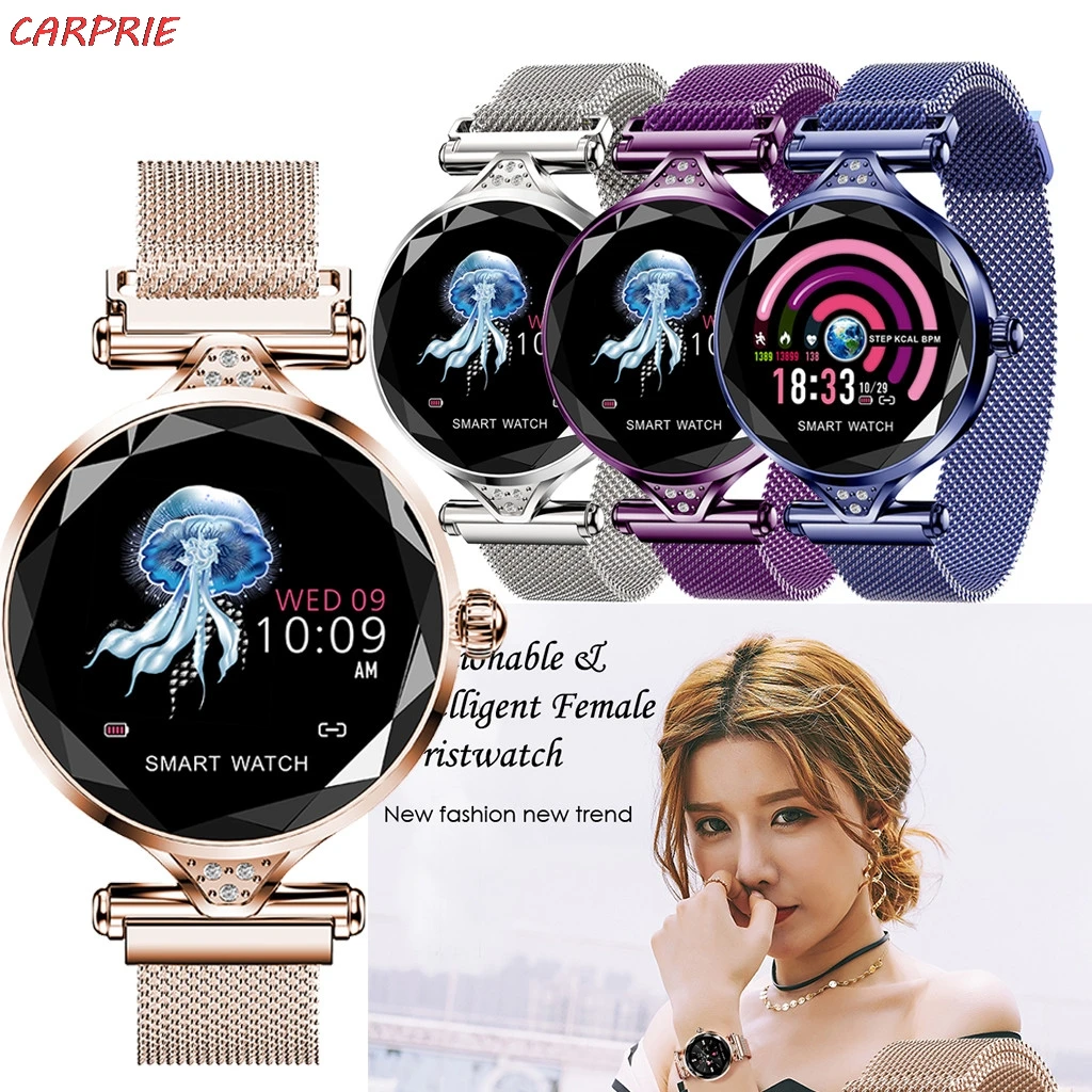 

CARPRIE H1 Valentine's Day Gift Women Blood Pressure&Heart Rate Monitor Sport Smart Bracelet Watch Pedometer Promotion Z30415