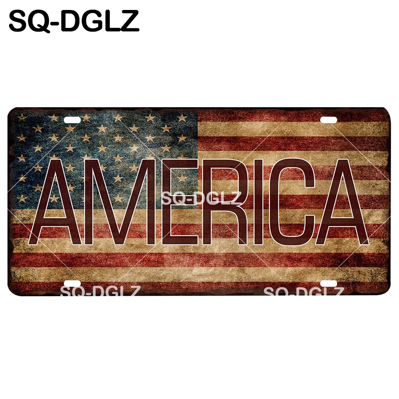 [SQ-DGLZ] швеция/бразилия/аргентина/канада/польша/корея/хорватия/америка национальный флаг металлический знак настенный декор металлические поделки таблички - Цвет: 0533