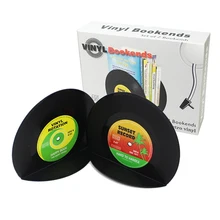 1 комплект/2 шт. Новое поступление ретро запись книжные концы виниловые книжные концы Настольный органайзер школьные офисные аксессуары держатель для книг