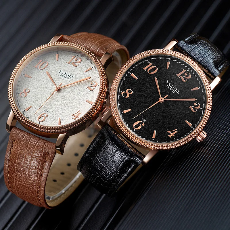 Мужские часы лучший бренд класса люкс YAZOLE модные для мужчин Erkek Kol Saati Reloj Hombre