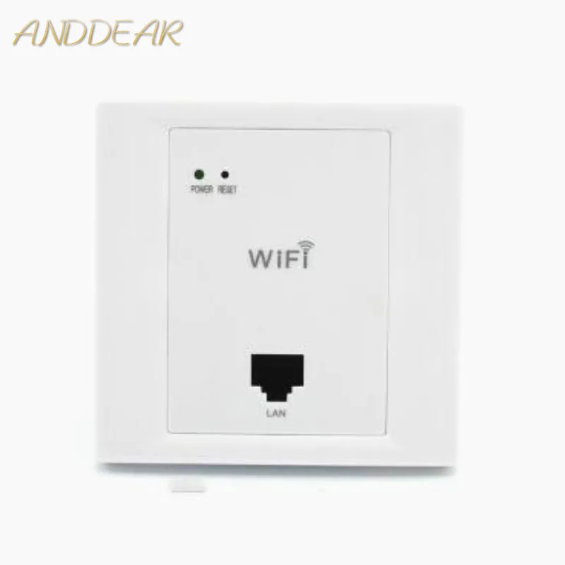 ANDDEAR Белый беспроводной Wi-Fi в стене AP отель высокого качества номера Wi-Fi крышка Мини Настенный AP Точка доступа маршрутизатора