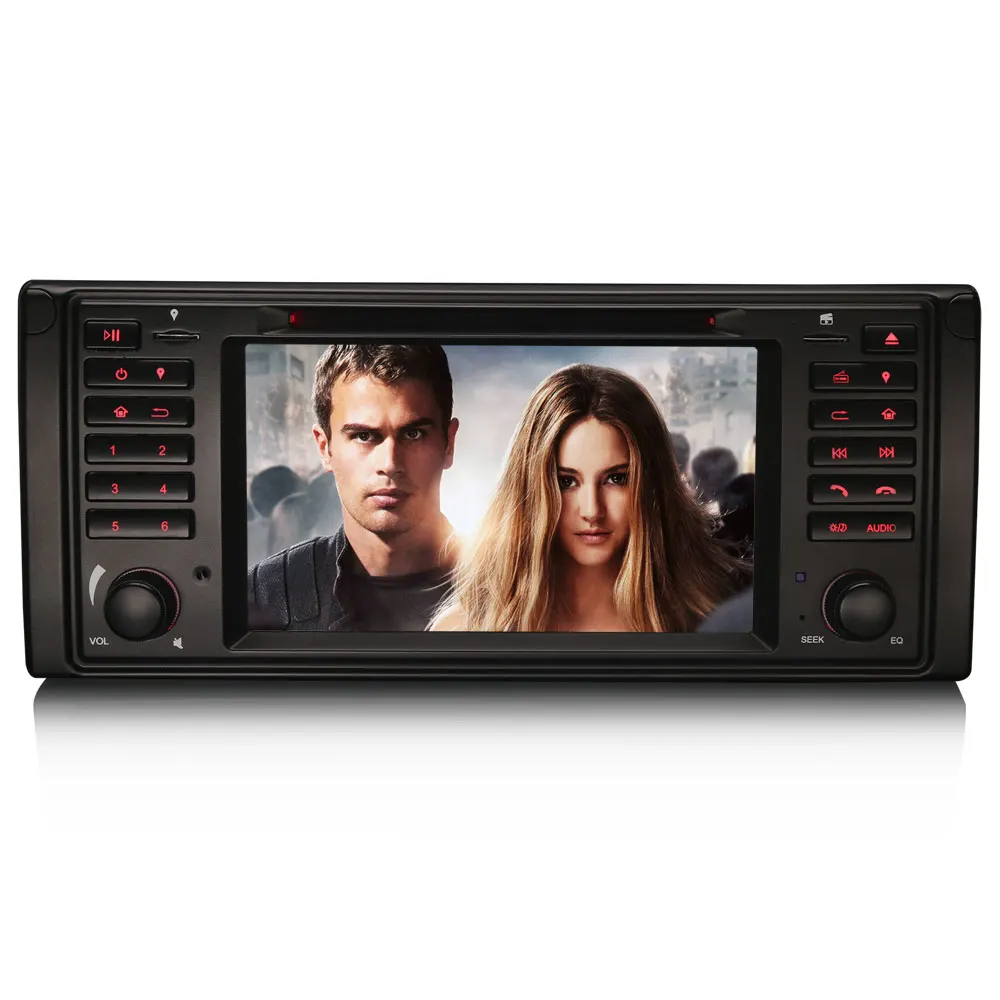 Best 7" Android 9.0 Pie OS Car DVD Navigation GPS Radio for BMW E39 M5 1999-2003 & E39 1995-2003 & E38 1994-2001 & X5 E53 2000-2007 3