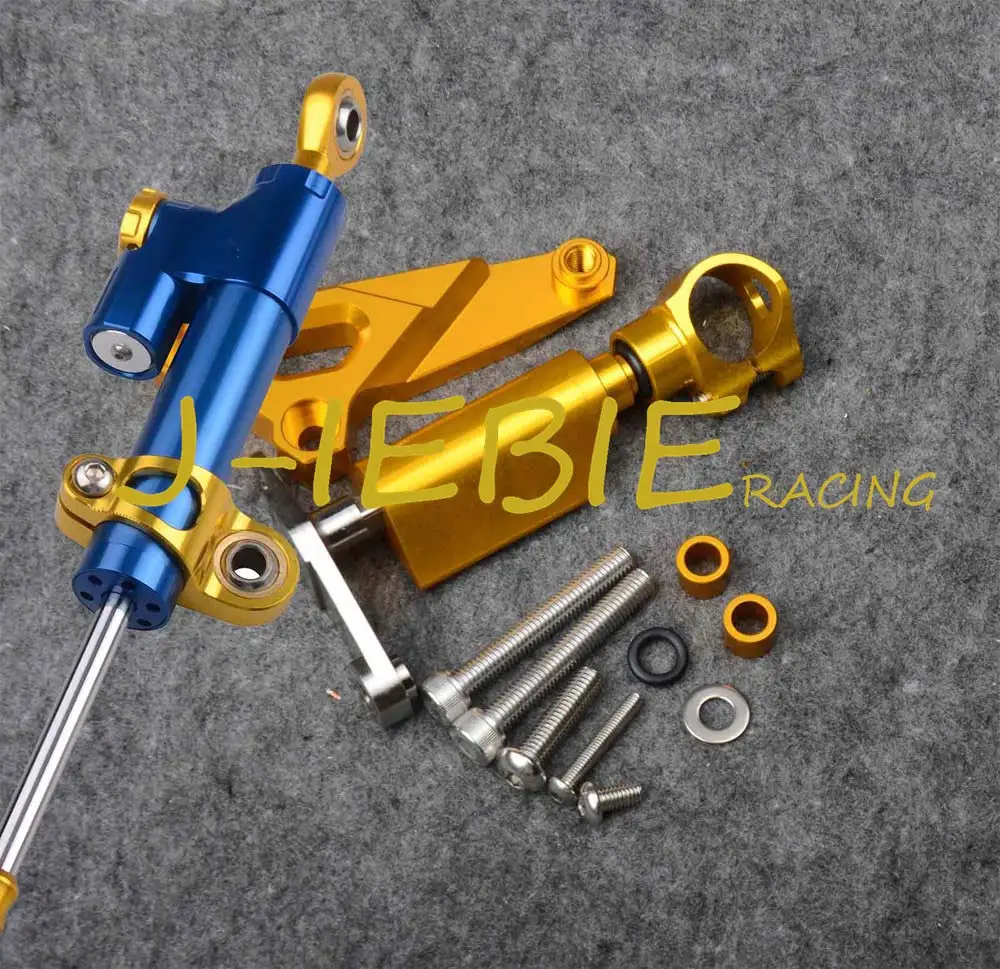 

CNC Steering Damper Stabilizer and Gold Bracket Mounting For BMW S1000RR S1000 RR 2013-2016 2014 2015