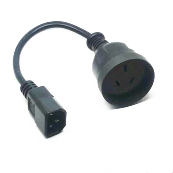 

Power Adapter Cord For PDU PSU USP ,IEC 320 C14 Male Plug to SAA Australia 3Pin Female Power Extension Cable,5 pcs