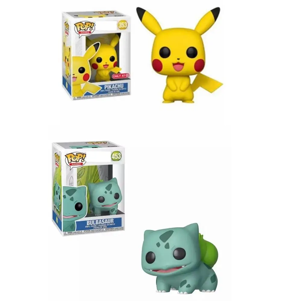 Funko POP аниме мультфильм Пикачу 353 # виниловые фигурки brinquedos Коллекция Модель