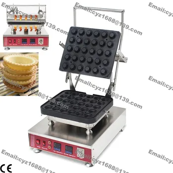 

Free Shipping Commercial Nonstick 110v 220v Electric 30pcs Mini Egg Tartlet Pie Baker Maker Machine with Changable Mold Plate