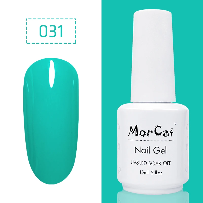 MorCat УФ-Гель-лак 15 мл неоновый гель для ногтей l лак зеленая серия Гель-лак для ногтей Полупостоянный УФ-лак для ногтей - Цвет: 031