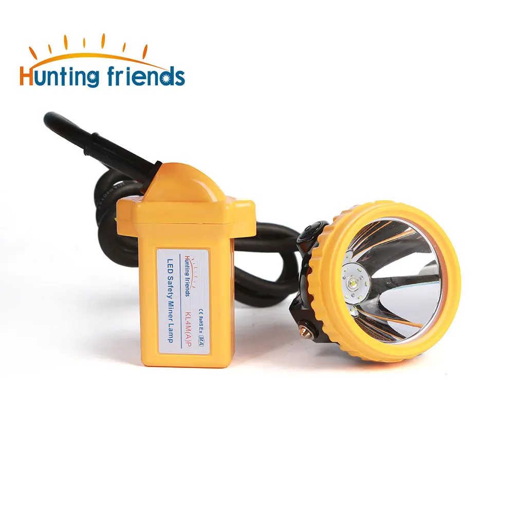 

New Safety Miner Lamp KL4M(A).Plus Rechargeable Headlamp Explosion Rroof headlight Cap Lamp for outdoor soports