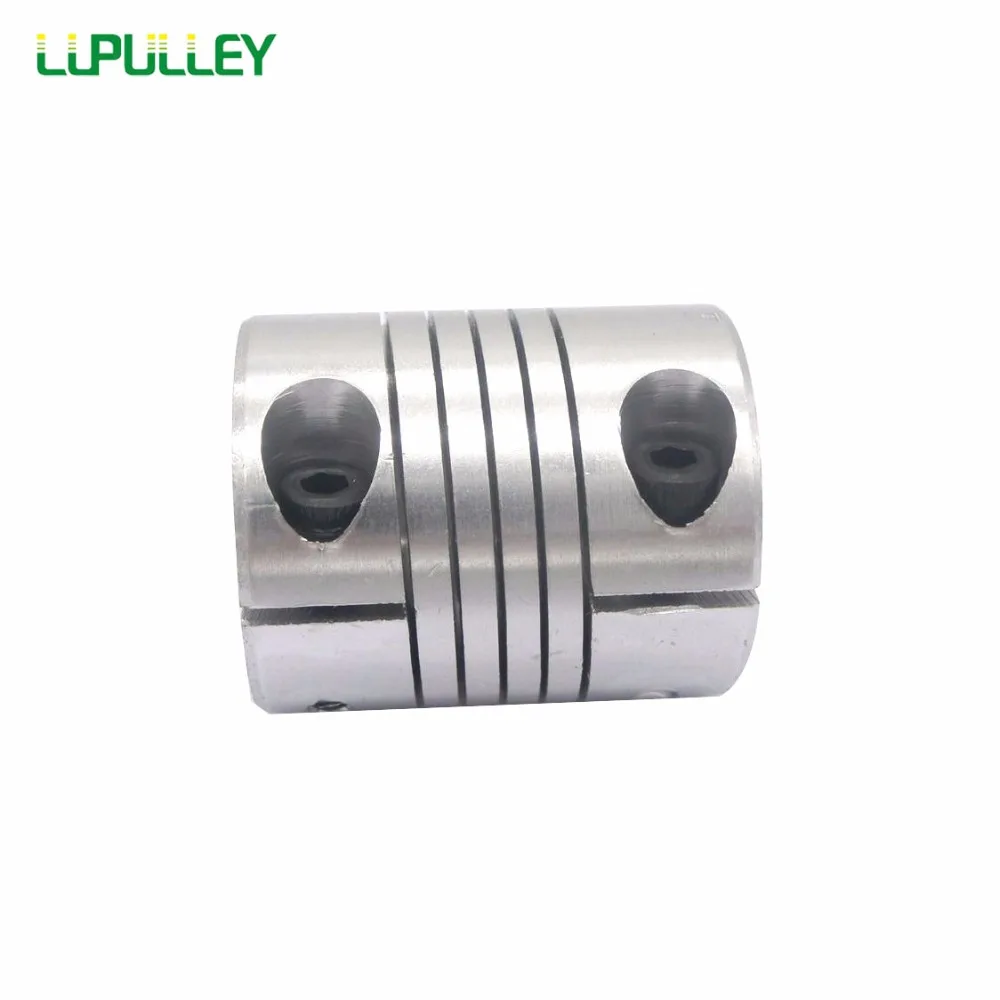 LUPULLEY 1 шт. 5 до 8 мм гибкое соединение OD25x30mm зажимного типа маршрутизатор разъем 5/6/6,35 мм Двигатель челюсти вал муфта