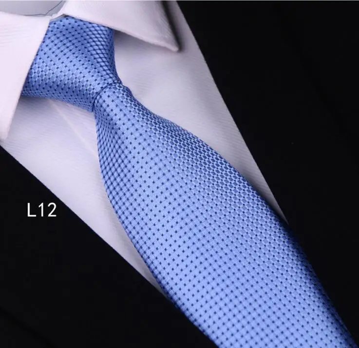 Шейный галстук мужской корбатас Галстук Свадебный Шелковый 8,5 см - Цвет: 1