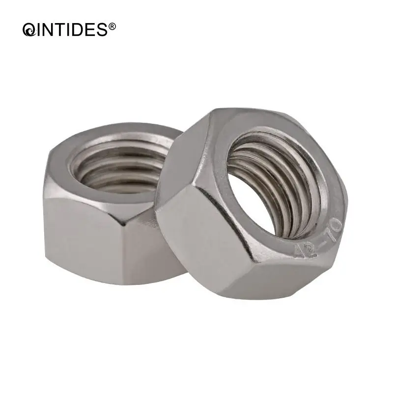Details about   304 Stainless Steel Thin Hex Nuts Right Hand Fine Thread Select Size M25 M52 