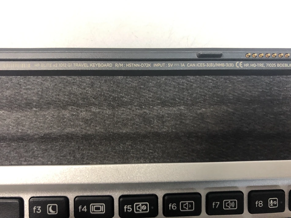 Немецкая клавиатура для ноутбука hp Elite x2 1012 G1 дорожная клавиатура HSTNN-D72K 5V-1A GR Раскладка