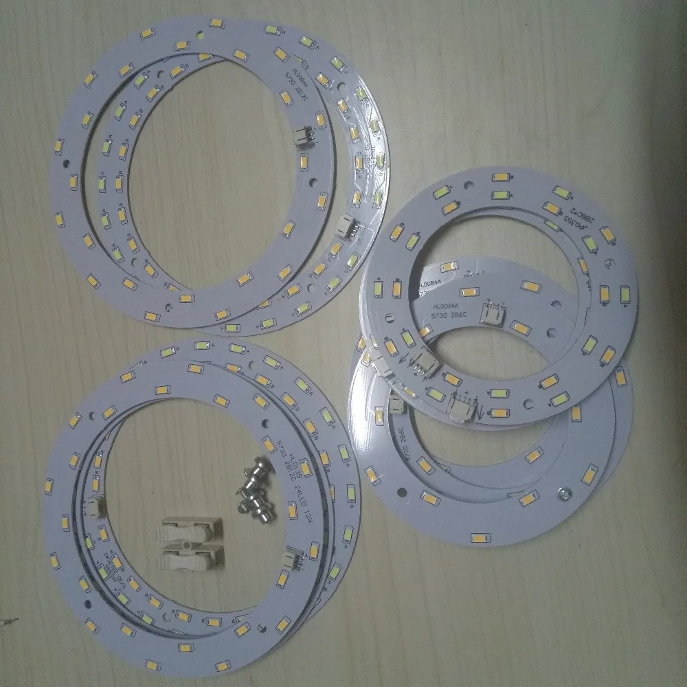 6W 12W 15W 18W LED PANEL Circle Ring Light SMD 5730 warm cold white 2 3