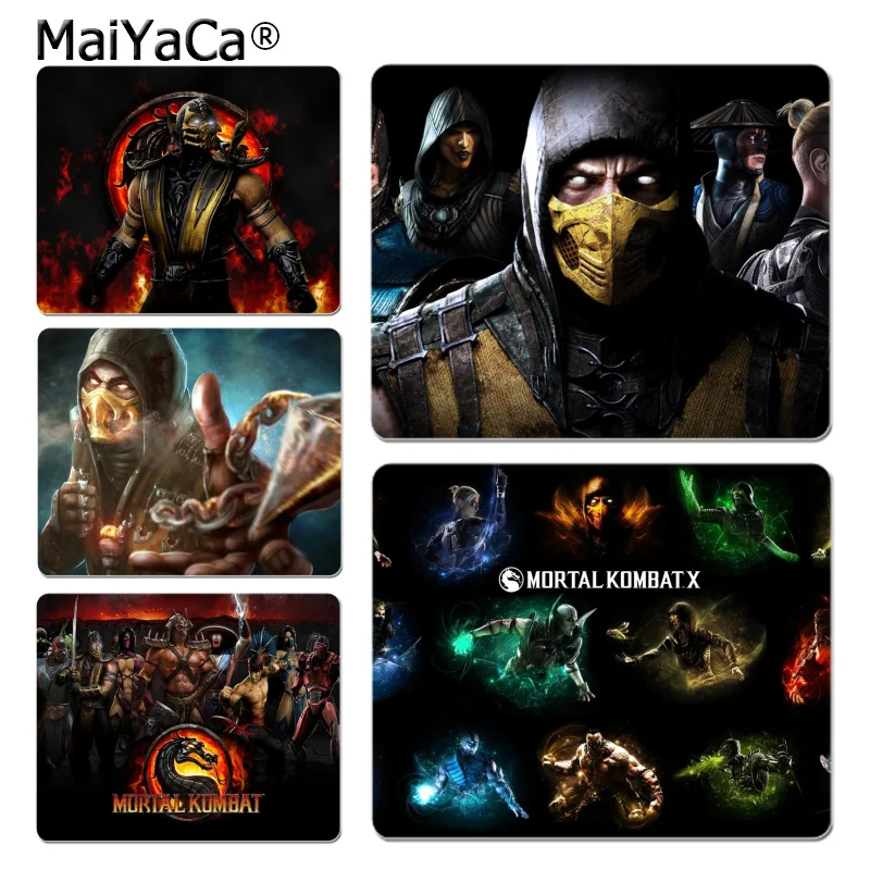 MaiYaCa Mortal Kombat коврик для мыши геймер игровые коврики размер для 7,08*8,65 дюймов и 9,83*11,4 дюймов игровые коврики для мыши