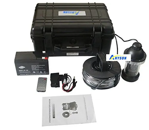 Anysun 60 m/200FT 800TVL 360 Graden Rotatie Fishfinder " lcd Onderwater Vissen камера 24 шт. infrarwood светодиодный видеорегистратор