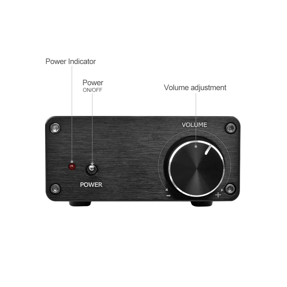 Усилитель мощности AIYIMA Mini Hi Fi TPA3116 2*50 Вт цифровой усилитель звука стерео аудио 2 0