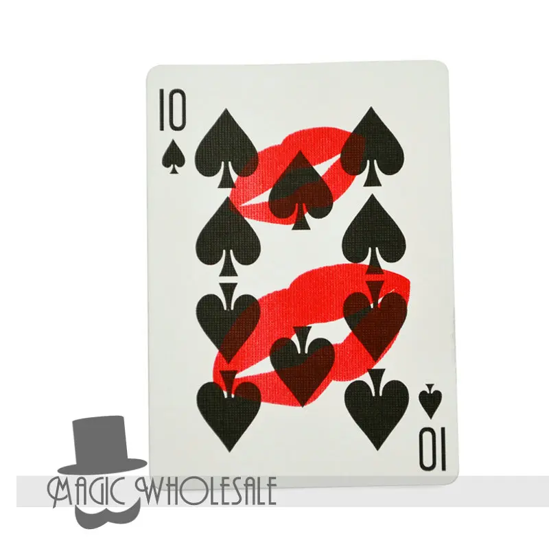 

The Kiss Of Love Free Shipping Cards Magic Tricks Toys Props Wholesale And Retail Email Explanation Video