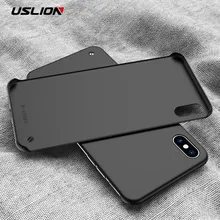 USLION Ультратонкий матовый безрамный чехол для телефона iPhone 11 Pro Max
