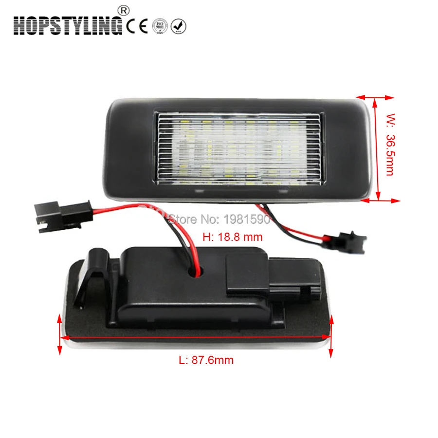 

Hopstyling 2PCS 18SMD LED rear number plate light for Opel Astra J Sport Tourer Zafira Tourer C Auto accessory car styling
