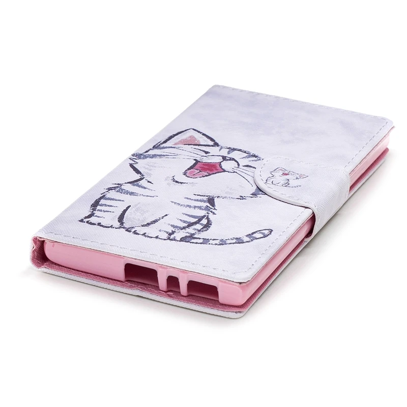 Кошелек кожаный чехол для Coque Sony Xperia L2 силиконовый флип кейс Funda Experia L 2 5 &quotSoni Hoesje