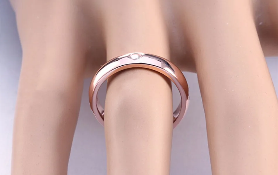 Effie queen, высокое качество, розовое золото, цвет, Свадебные обручальные кольца для женщин, роскошные циркониевые женские кольца на палец, DR61-R