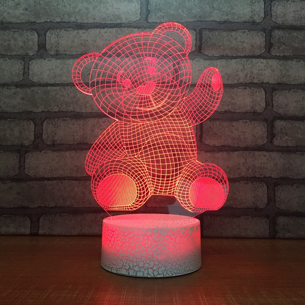 Novas-Id-ias-Led-3d-Pequena-Luz-Noturna-Decora-o-Do-Quarto-Acr-lico-Pequeno-urso