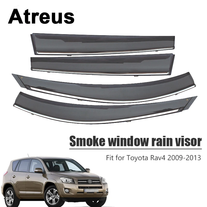 Atreus для Toyota RAV4 2009 2010 2011 2012 2013 Автомобильные аксессуары дверь дым Окно