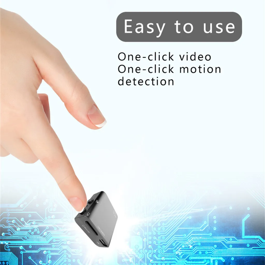 Мини камера 1080 Full HD будильник ночное видение детектор движения IP DV DVR видеокамера