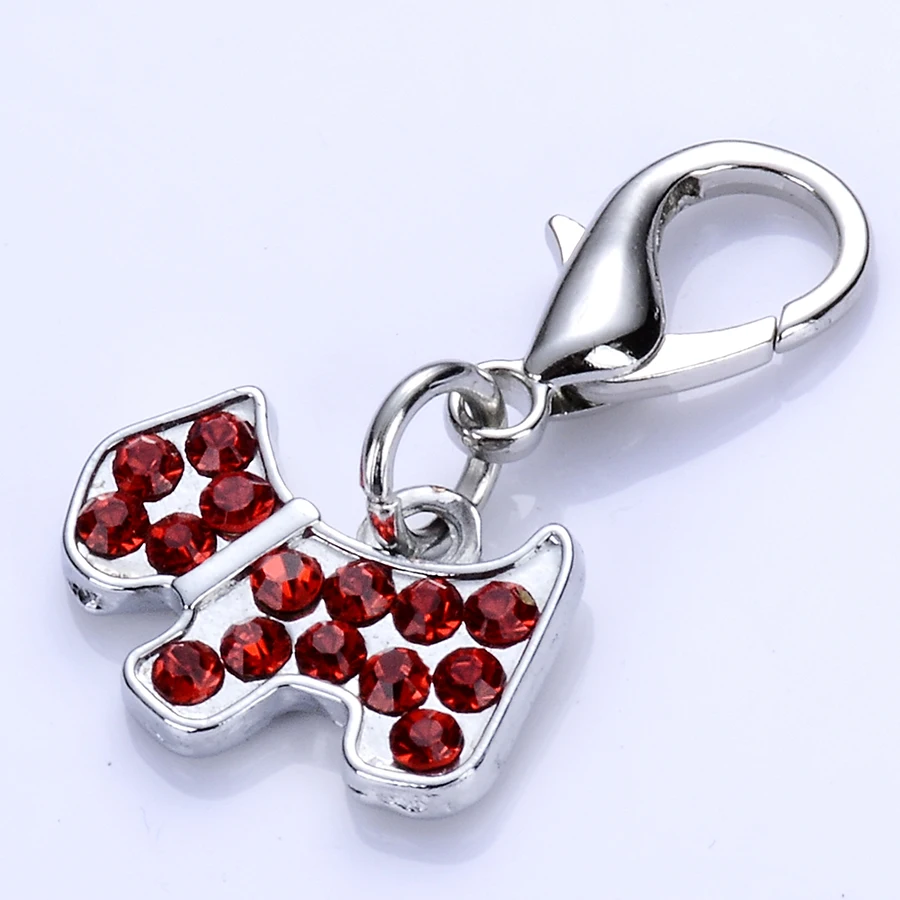 подвеска кулон для собак ошейник аксессуары Модные стразы dog tag Ювелирные изделия