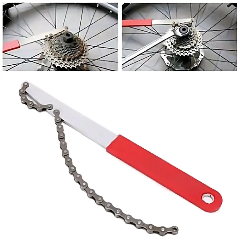 Bicycle Freewheel Disassembly Wrench Chain Whip Cassette Sprocket