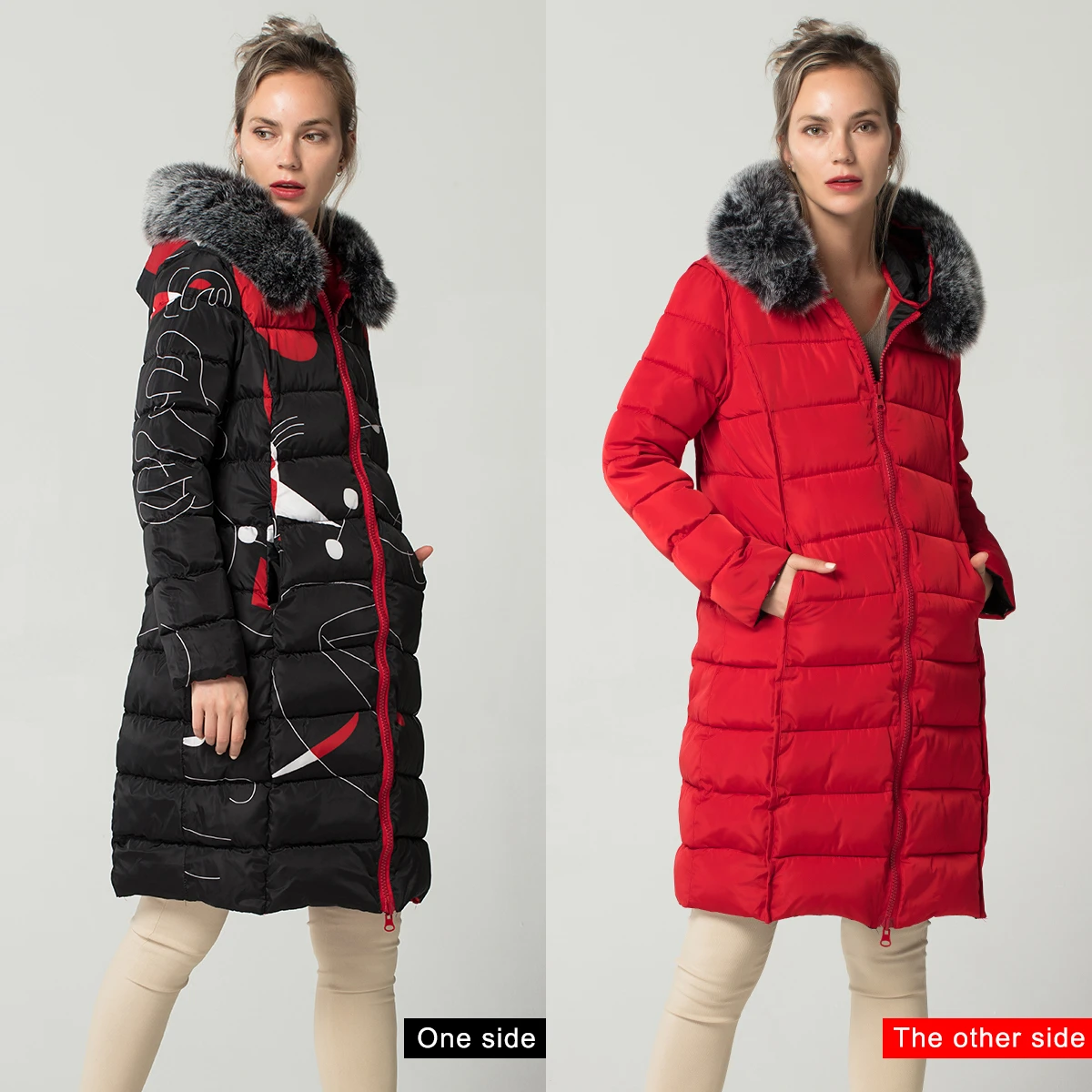 jaqueta acolchoada plus size