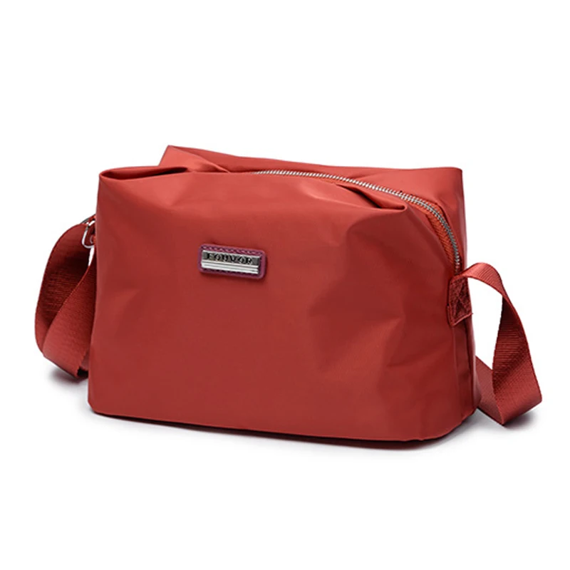 Fouvor женские сумки-мессенджеры дамская сумка Оксфорд Дорожная Повседневная оригинальная сумка женская Высококачественная маленькая сумка через плечо - Цвет: Chestnut red