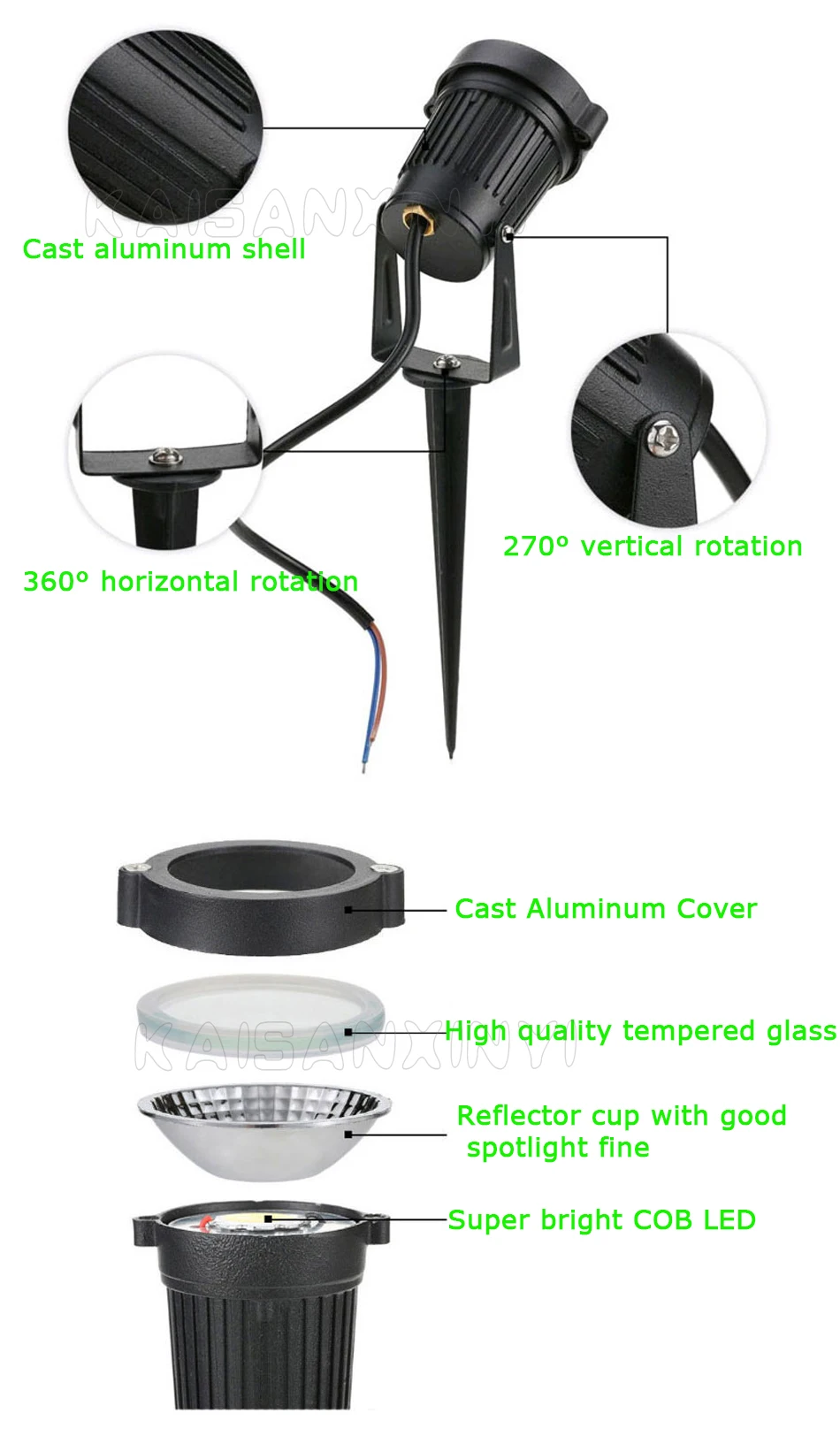 Luzes de Ponto Led ao ar 5 Livre Jardim Gramado Luz Paisagem Lâmpada Pico Impermeável 12 Caminho Quente Branco Verde 220 v 110 3 w 4 220 v 110 v 3 w 5