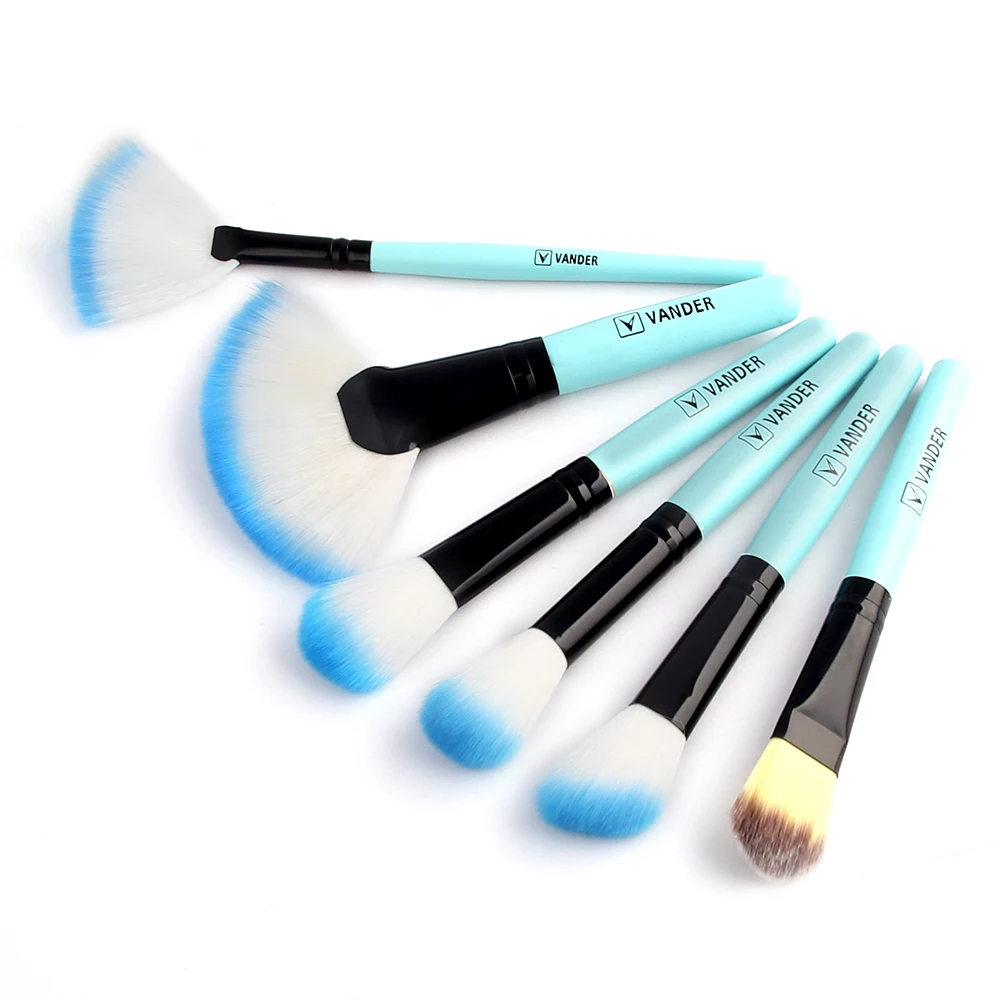 VANDER 32Pcs Makeup Brushes Set Kit Cosmetic Brush Eyebrow Foundation Shadows Eyeliner Lip Make Up Tools with Pouch Bag (31)