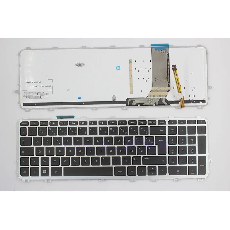 MEW French Laptop Keyboard for HP ENVY TouchSmart 15-J 15T-J 15Z-J 15-J000 15t-j000 15z-j000 15-j151sr FR keyboard with backlit working excellent for hp envy quad 15t 15t j000 15t j100 laptop motherboard 720566 001 720566 501 mainboard