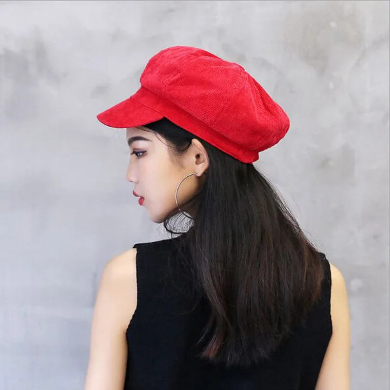 2017 metting joura Вельветовая Кепка anise newsboy Ретро литературная Женская snapback для отдыха