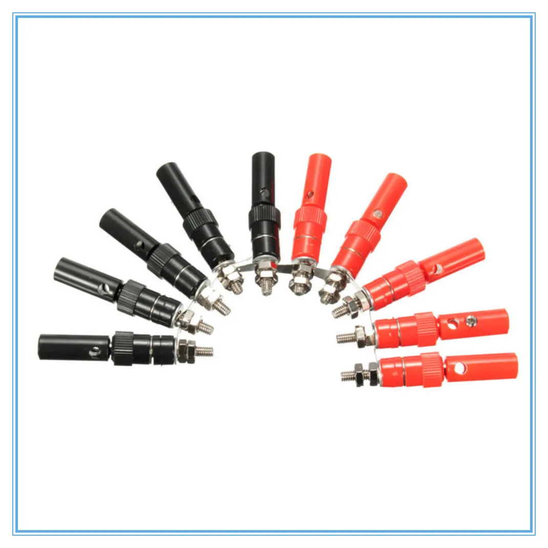 Buy 10Sets Audio Speaker Banana Plug Screw + Socket