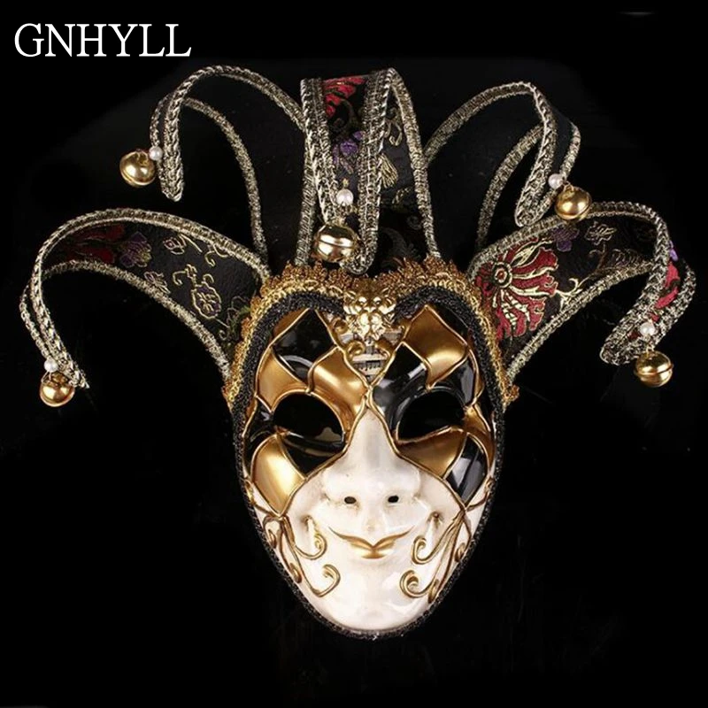 

NEW netian Masquerade Mask Phantom of the Opera Halloween Clown Mask Party Event Show Ball Supplies Decoration Halloween mask