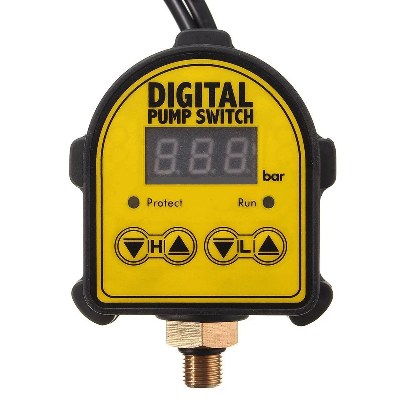 Digital Automatic Air Pump Water Oil Compressor Pressure Switch Controller For Water Pump