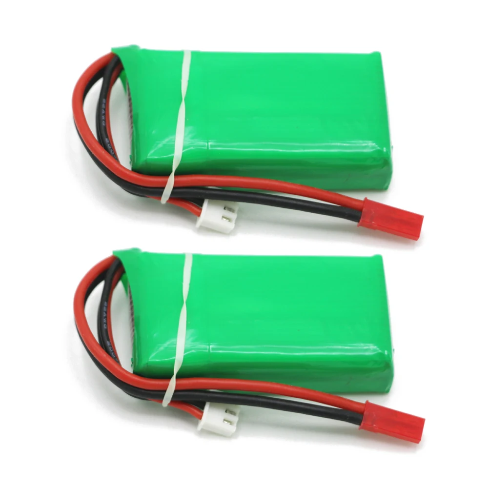 2pcs lot Rc Lipo font b Battery b font 7 4V 900MAH 25C 2s High Power