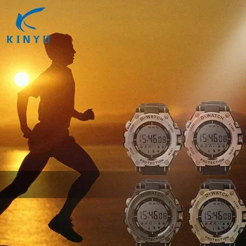 

2018 KINYO Original adult smart watch 30 meters waterproof 550 mah smart design new wristwatch incoming call reminder barometric