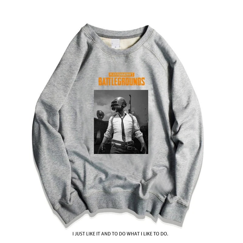  [STOCK]2018 Hot Game PUBG Playerunknown's Battlegrounds Autumn thin Hoodies Unisex S-XXXL For Hallo